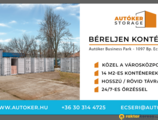 Raktár konténer 