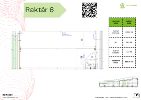 Kiadó raktár APCT Condo Ipari-és Logisztikai Park Maglód