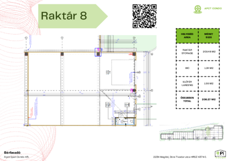 Kiadó raktár APCT Condo Ipari-és Logisztikai Park Maglód